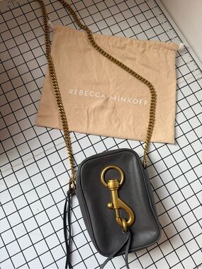 Rebecca minkoff Lou cross body bag in grey